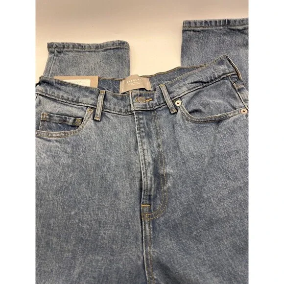 Everlane Women’s The Cheeky Jeans High Rise Straight Leg Casual Size 27 Regular